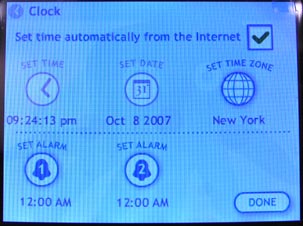 chumby clock