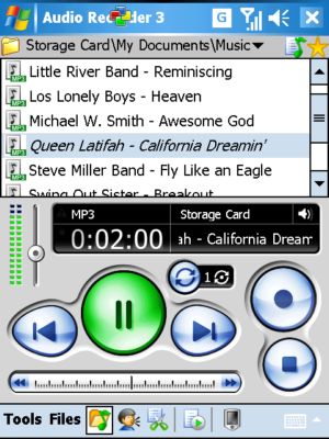 resco audio recorder 2