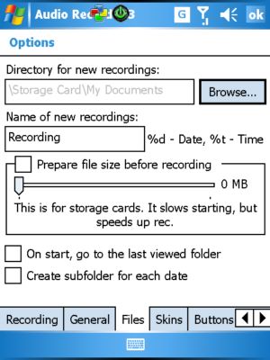 resco audio recorder 7