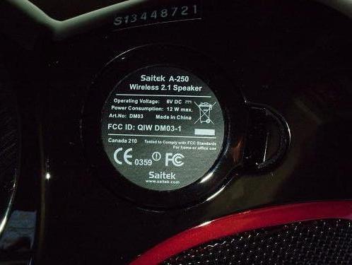 saitek a250 wireless speaker9