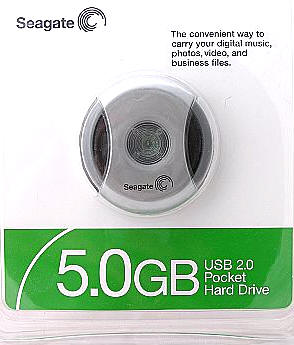 seagate 5gb pocket hard drive30