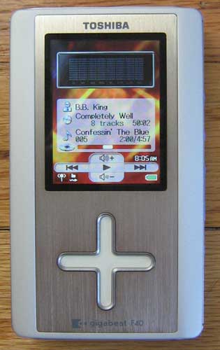 toshiba gigabeat f40 1